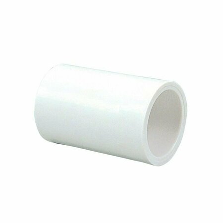 AMERICAN IMAGINATIONS 0.75 in. White Plastic PVC Coupling AI-38168